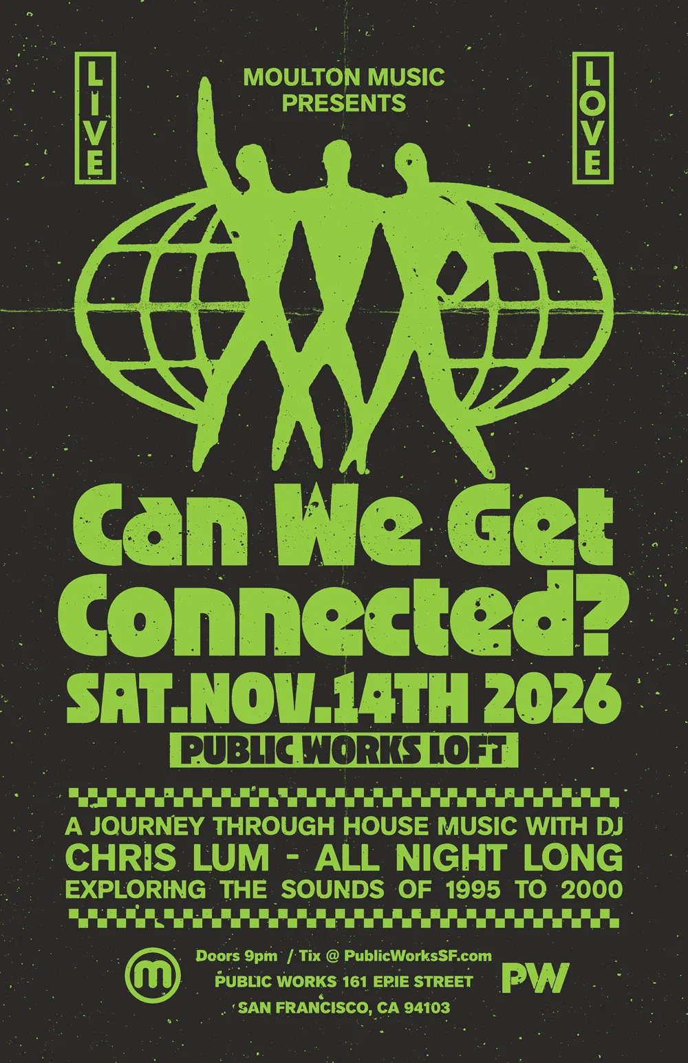 Can We Get Connected? Chris Lum All Night Long flyer