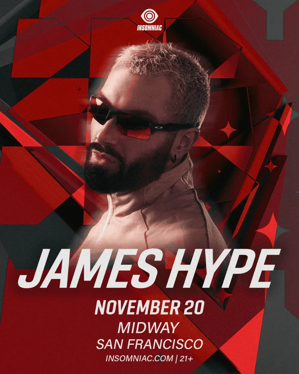 James Hype flyer