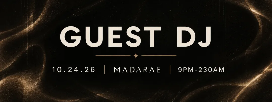 Guest DJ flyer