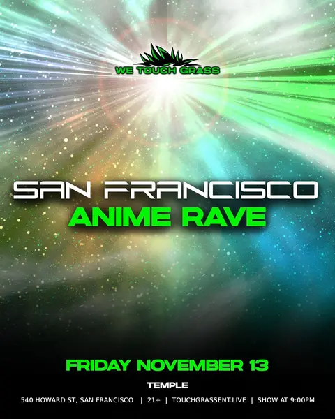 Anime Rave flyer