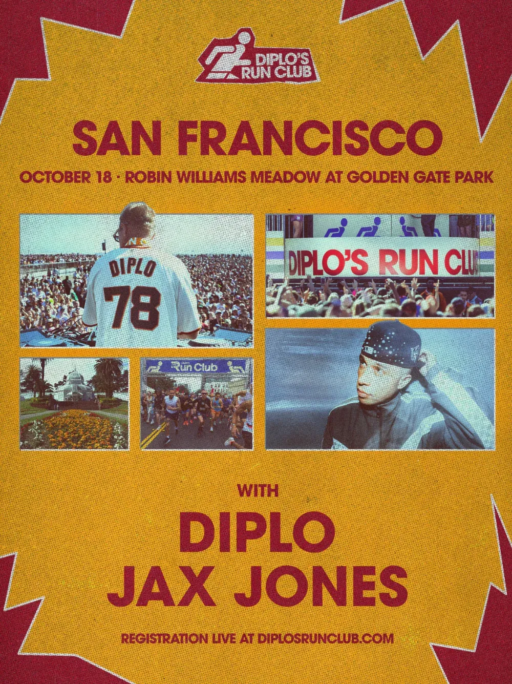 Diplo Run Club flyer