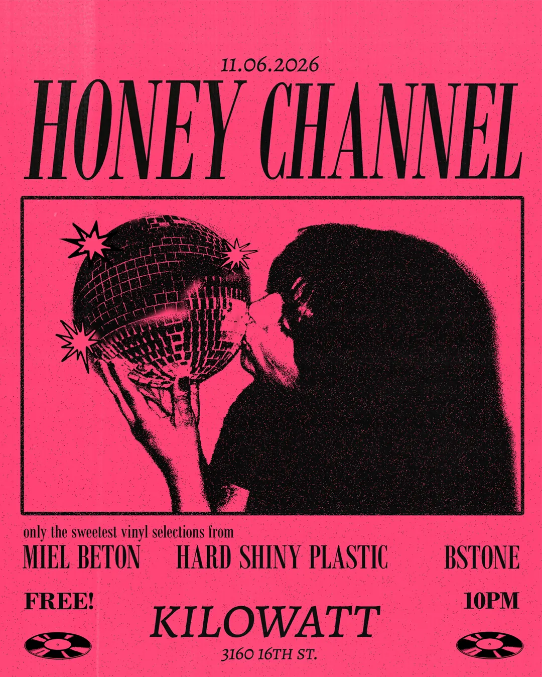 Honey Channel w/ Miel Beton, Hard Shiny Plastic and Bstone flyer