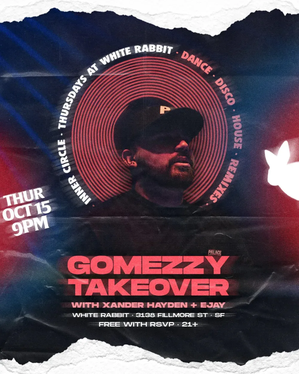 Inner Circle ft. Gomezzy + Xander Hayden + EJAY: Gomezzy, Xander Hayden, EJAY flyer