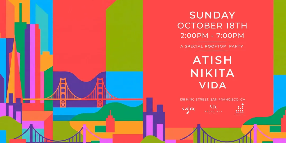 A Rooftop Party w/ Atish, Nikita, Vida flyer
