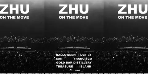 Zhu - On The Move - Halloween San Francisco flyer